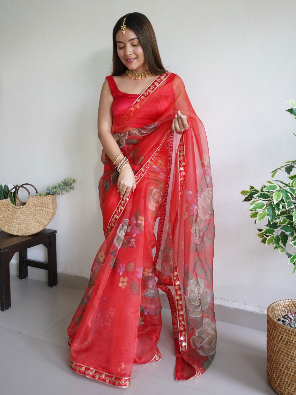 Nilam 01 Fancy Organza Wholesale Party Wear Sarees Catalog
